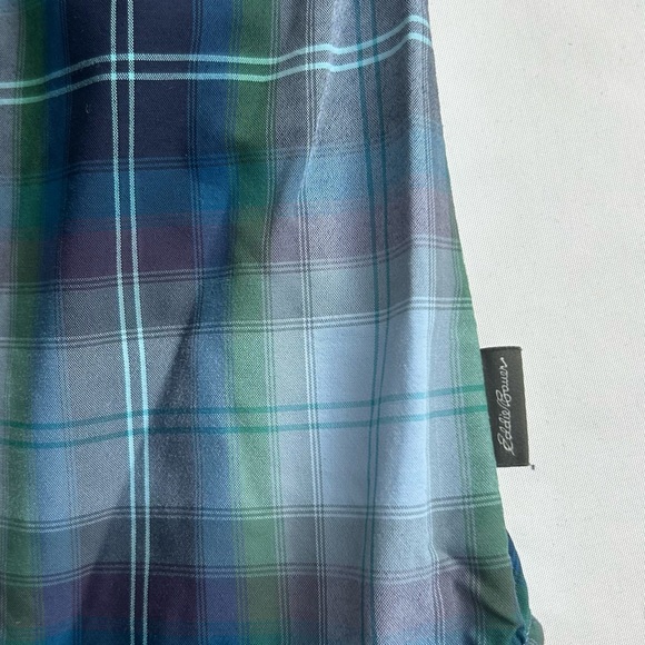 Eddie Bauer  "Mountain" (outdoor) roll-tab long-sleeve  2chest pockets casual - Picture 7 of 14